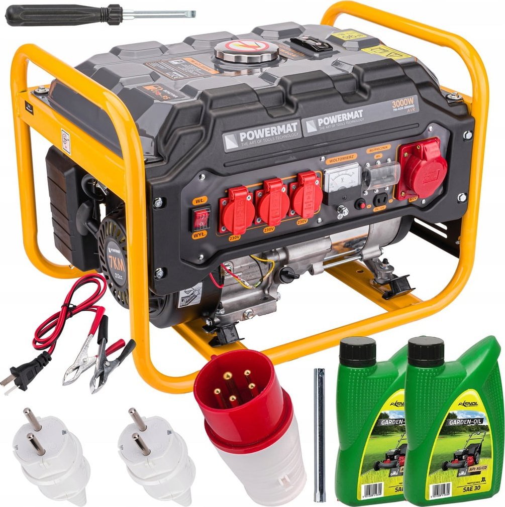Agregat PRĄDOTWÓRCZY Generator 3000W 230V 12V 400V