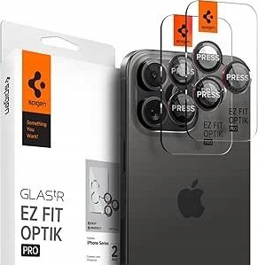 Spigen OSŁONA APARATU SPIGEN OPTIK PRO L-SERIES GLAS.TR ”EZ FIT” CAMERA PROTECTOR 2-PACK IPHONE 14 PRO / PRO MAX / 15 PRO / PRO MAX / 16 PRO / 16 PRO