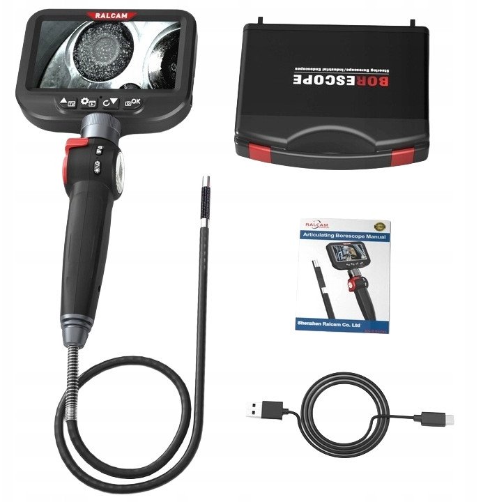 Kamera przemysłowa BOROSKOP Ralcam H408B ENDOSKOP 8mm LED FULL HD sterowana