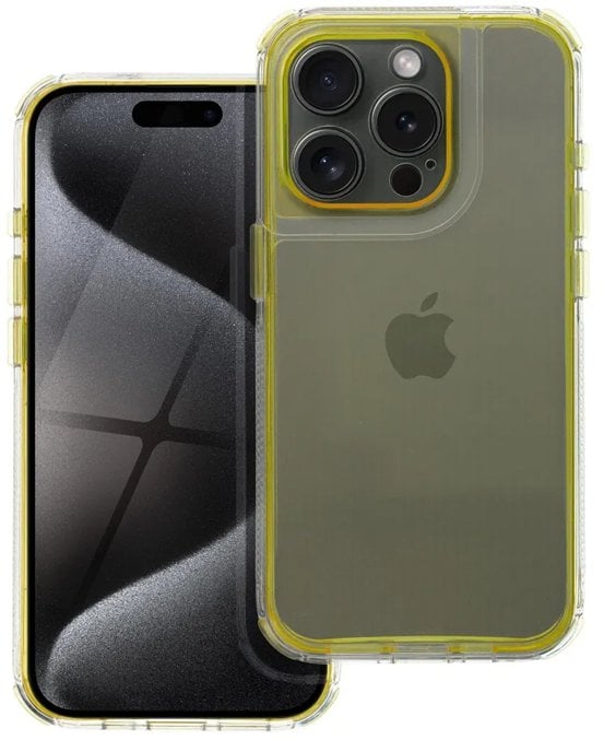 Futerał MATRIX CLEAR do IPHONE 17 żółty