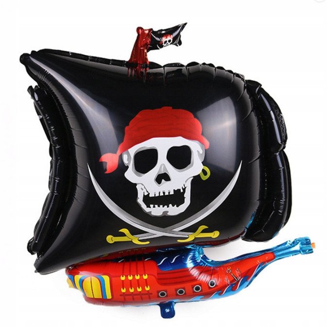 Balon Foliowy Na Hel - PIRACI Statek - 68*55cm