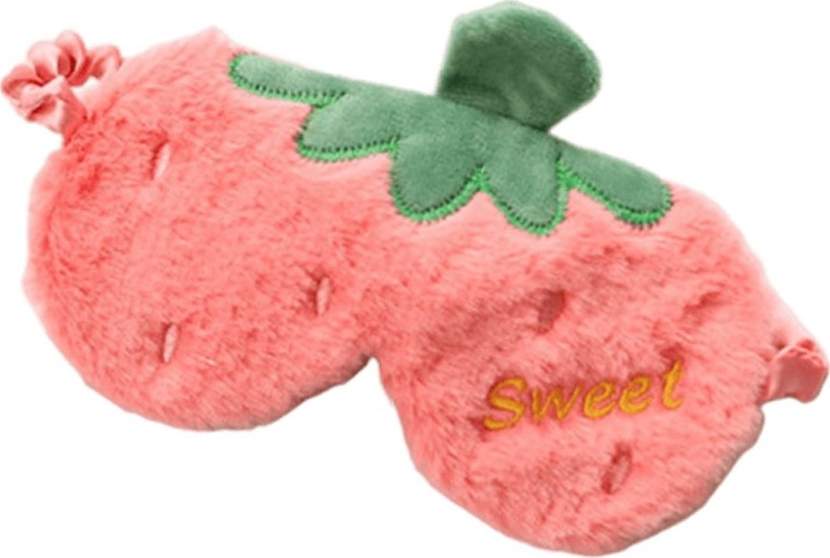 eCarla Maska do spania futrzana truskawka sweet OPK03