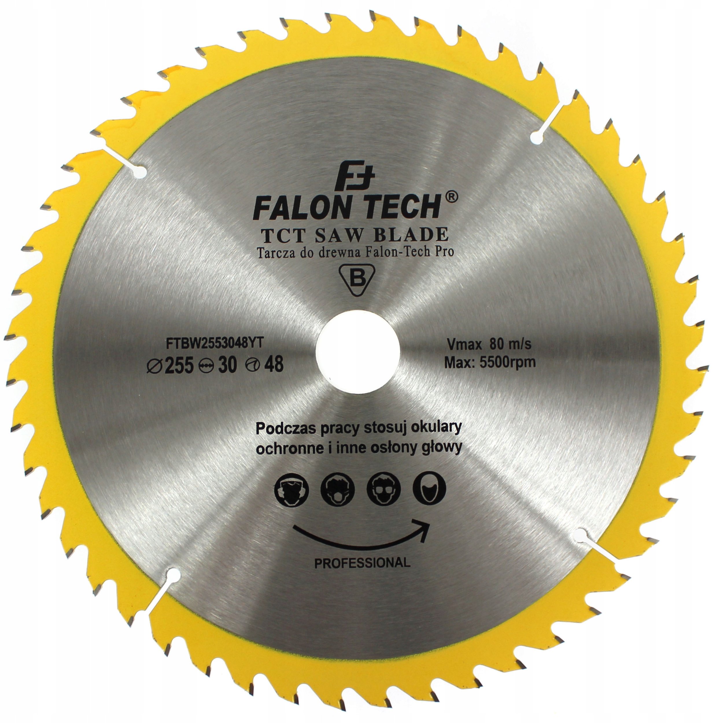 Tarcza widiowa do drewna 255mm x 30mm 48T WIDIA Falon-Tech