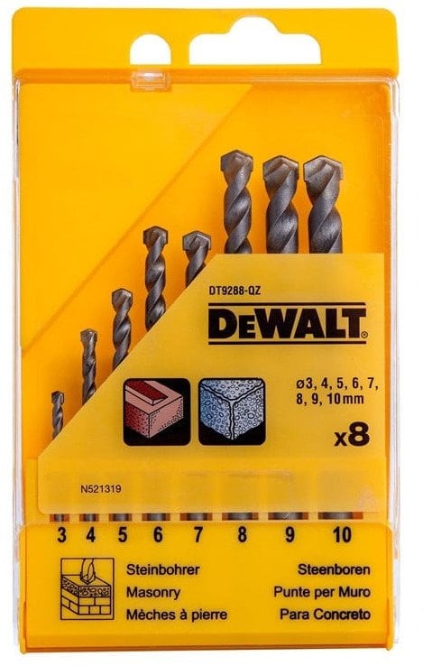 MASONRY BIT 8 PC SET
