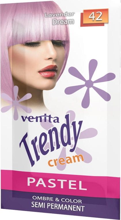 Venita Venita Trendy Cream Ultra krem do koloryzacji włosów 42 Lavender Dream 35ml