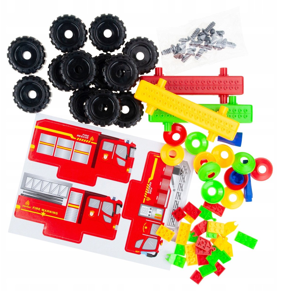 TG72952 ZESTAW POJAZDÓW STRAŻACKICH KONSTRUKCYJNYCH 3 POJAZDY 68 EL.