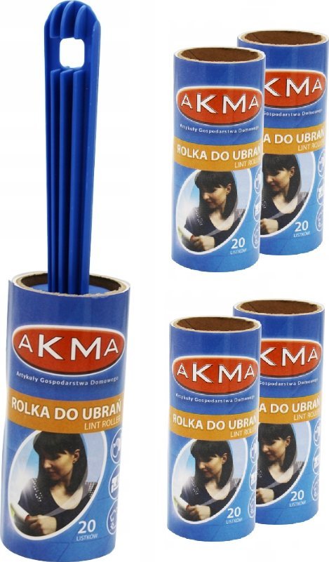 AKMA ROLKA DO UBRAŃ Z 4 ZAPASAMI AKMA