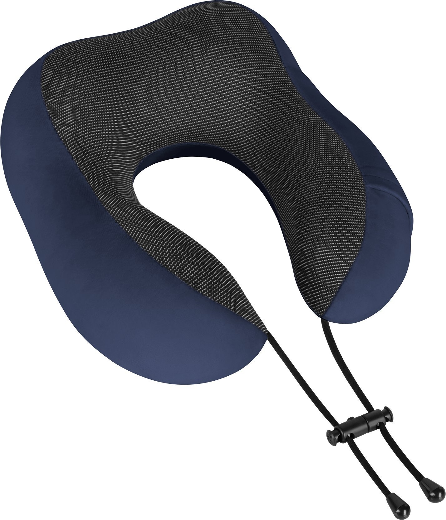 Poduszka turystyczna - podróżna z pianki MEMORY, REBEL ACTIVE , kolor niebieski