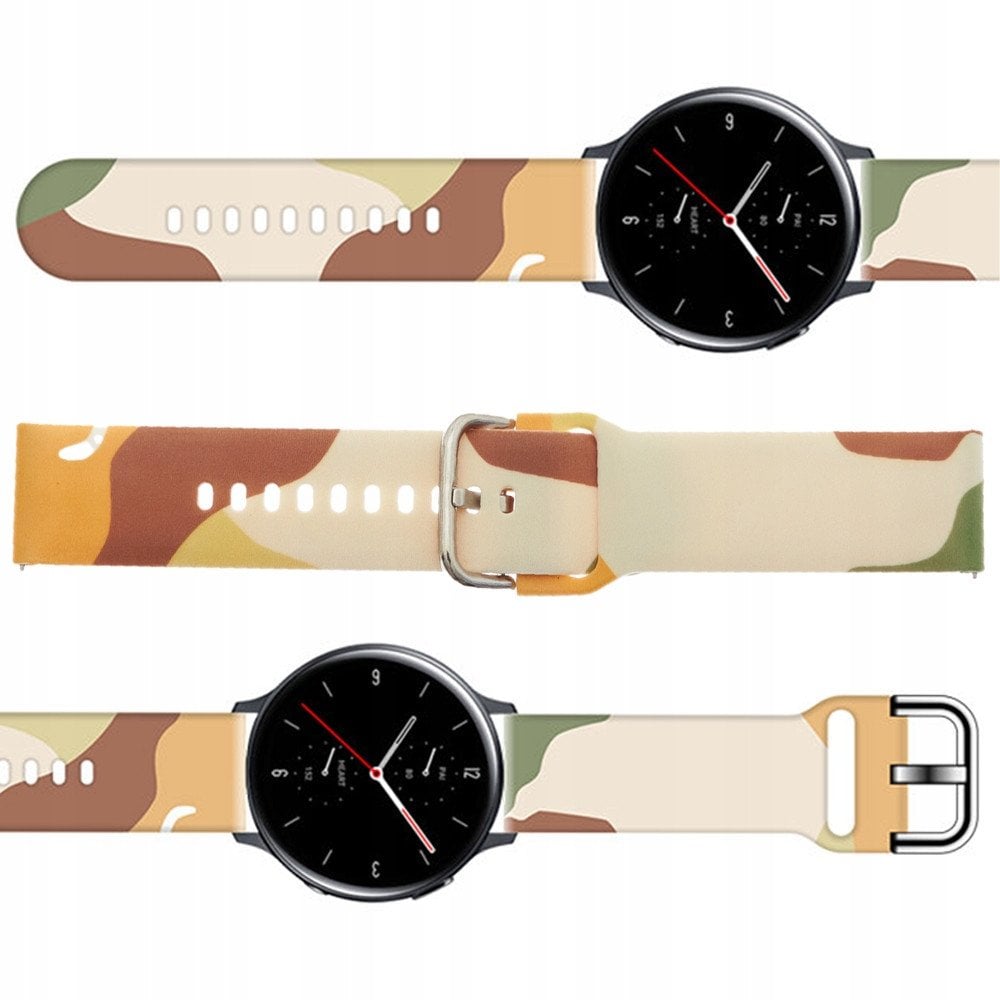 Pasek Strap Moro do Samsung Galaxy Watch 45 / 46 / 47 mm silikonowa bransoletka opaska do zegarka - wzór 16