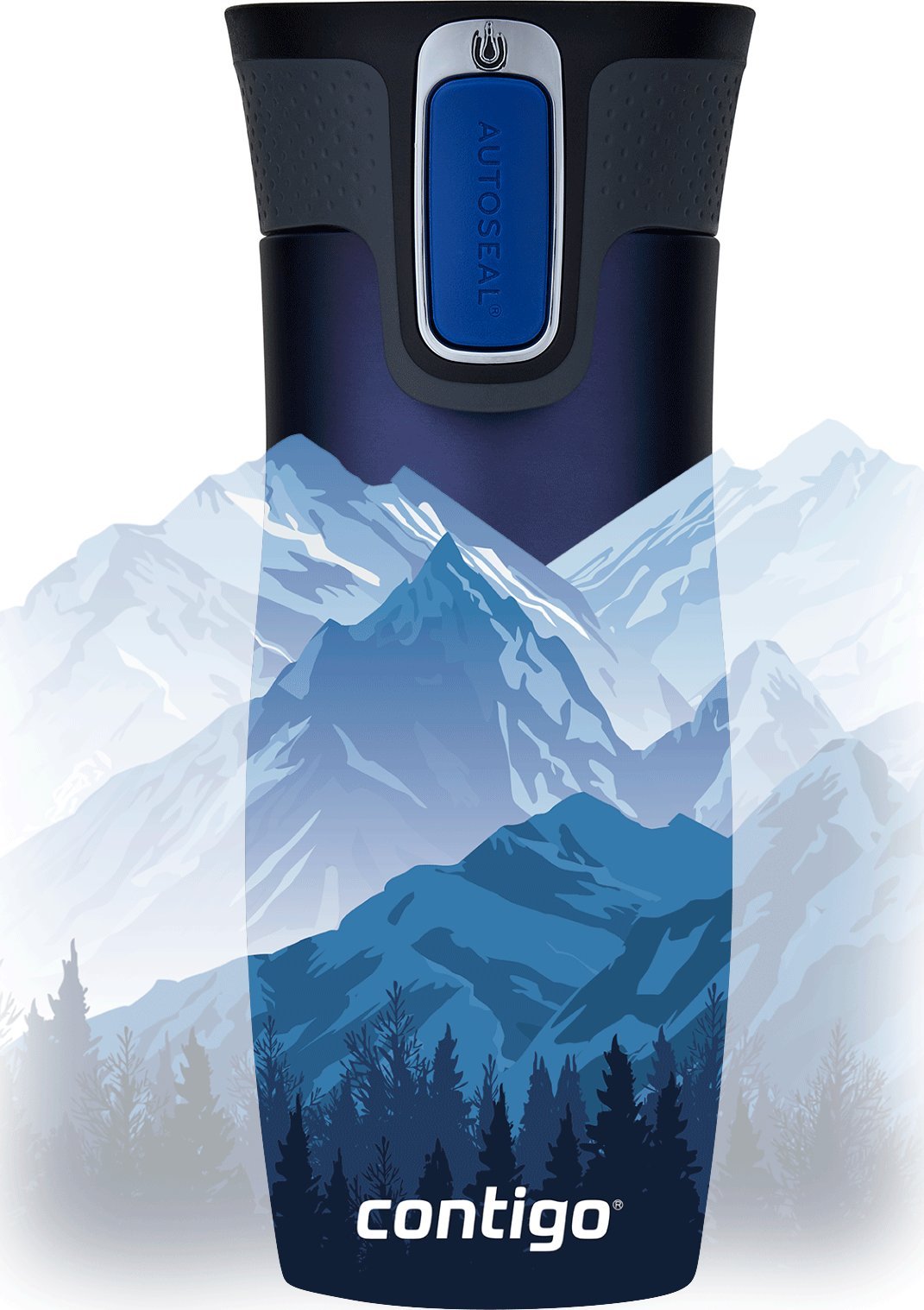 Contigo Kubek termiczny West Loop 2.0 470 ml - Góry w nocy