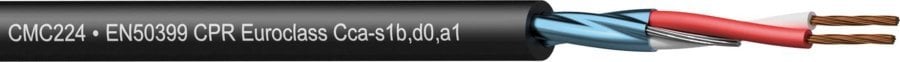 Kabel Procab PROCAB CMC224-CCA/3 Kabel mikrofonowy - flex 2 x 0.20 mm? - 24 AWG - CPR Euroclass 300 m
