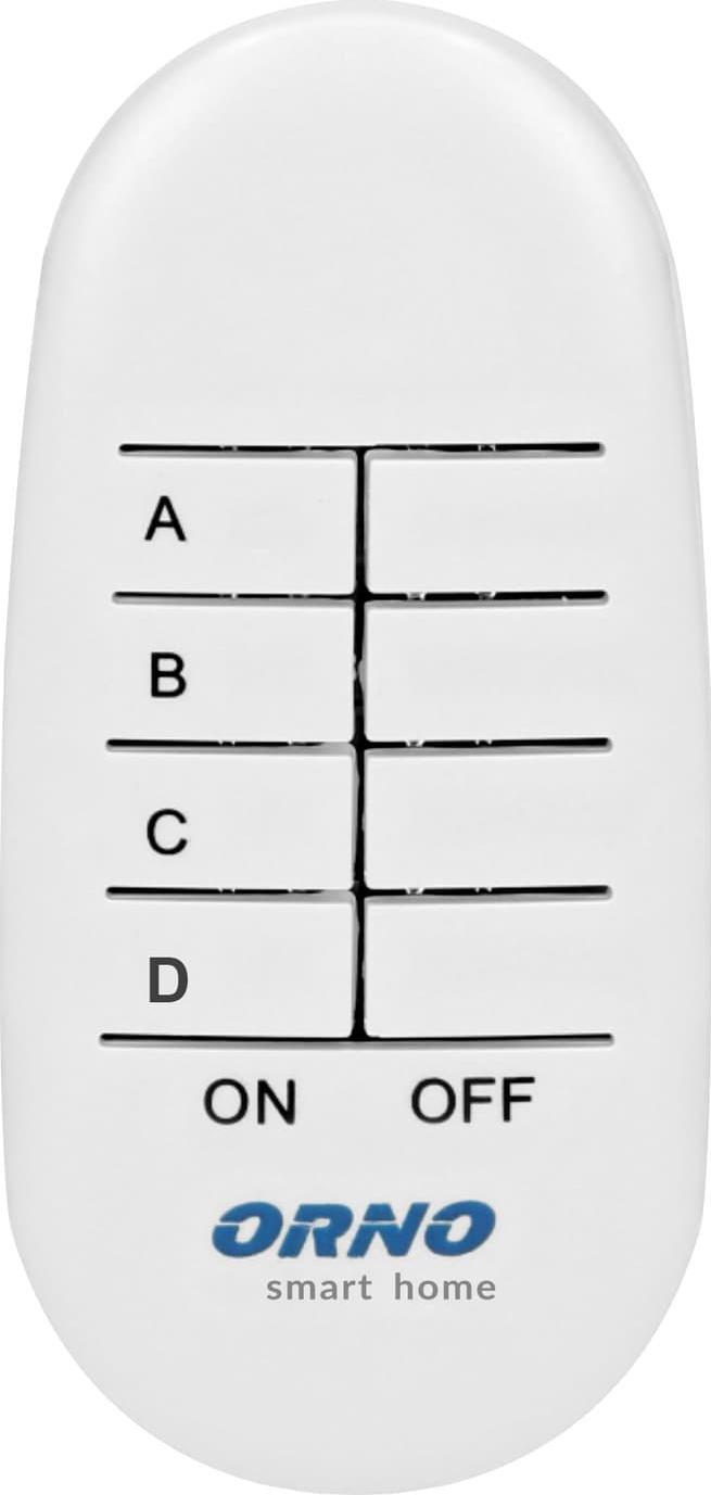 Orno Pilot do zdalnego sterowania przekaźnikami podtynkowymi i gniazdami Smart Home 4-kanałowy (OR-SH-1752)