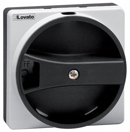 Lovato Electric Pokrętło osłonięte czarne do montażu śrubowego GA..A, GA..C i GA..D GAX61B