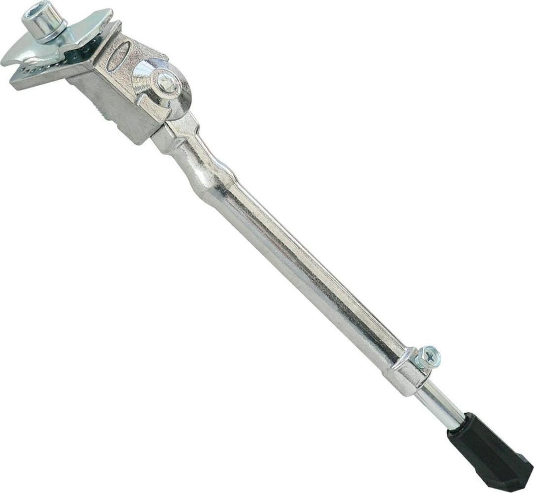 Carcommerce Nóżka do roweru środkowa - regulowana - srebrna