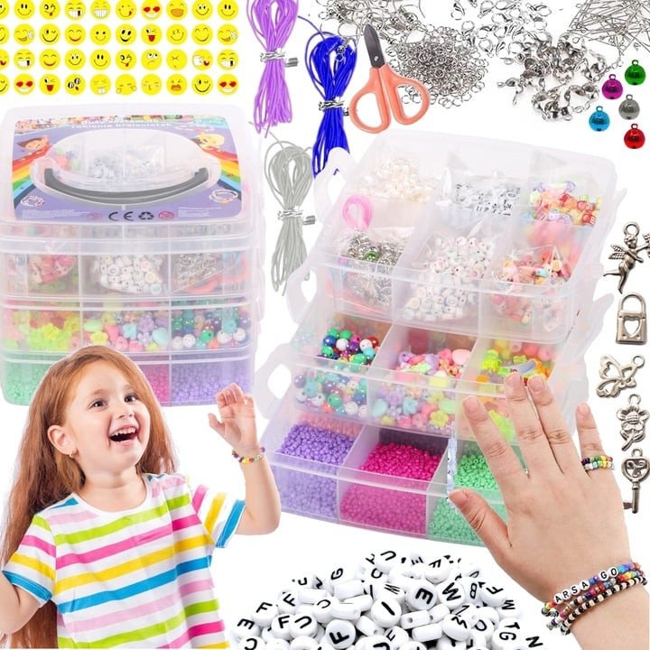 ZESTAW XXXL KORALIKI DO ROBIENIA BIŻUTERII BRANSOLETEK NASZYJNIKÓW LITERKI