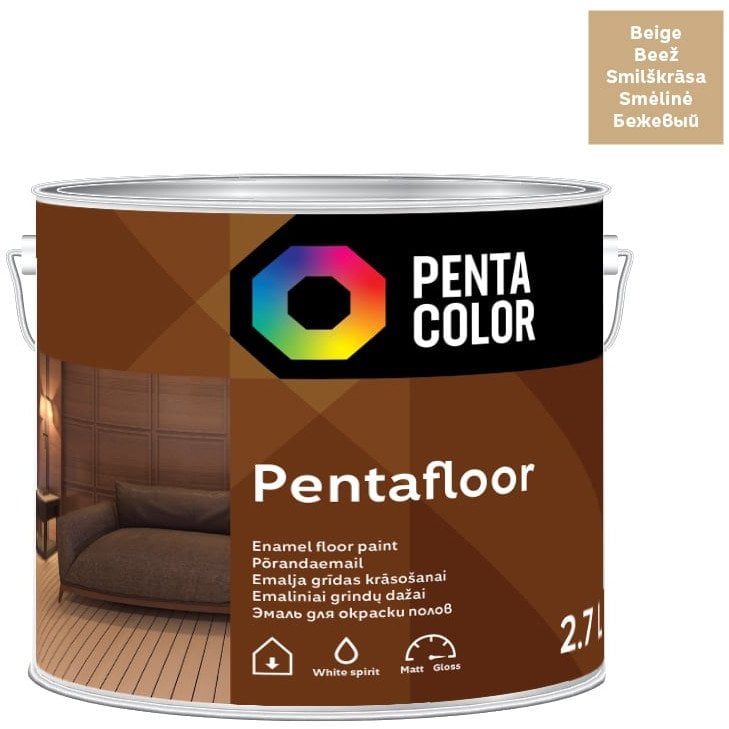 FLOOR PAINT PENTAFLOOR SAND COLOR 2,7