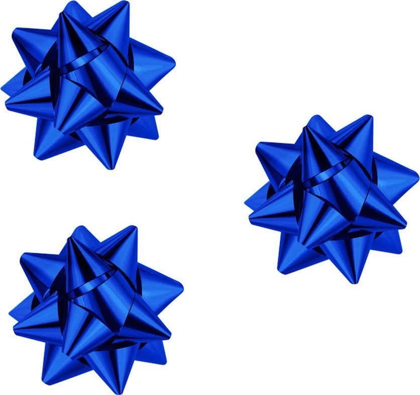 Fastima Rozetka KOKARDA do prezentów 3szt 8cm Granatowa K12