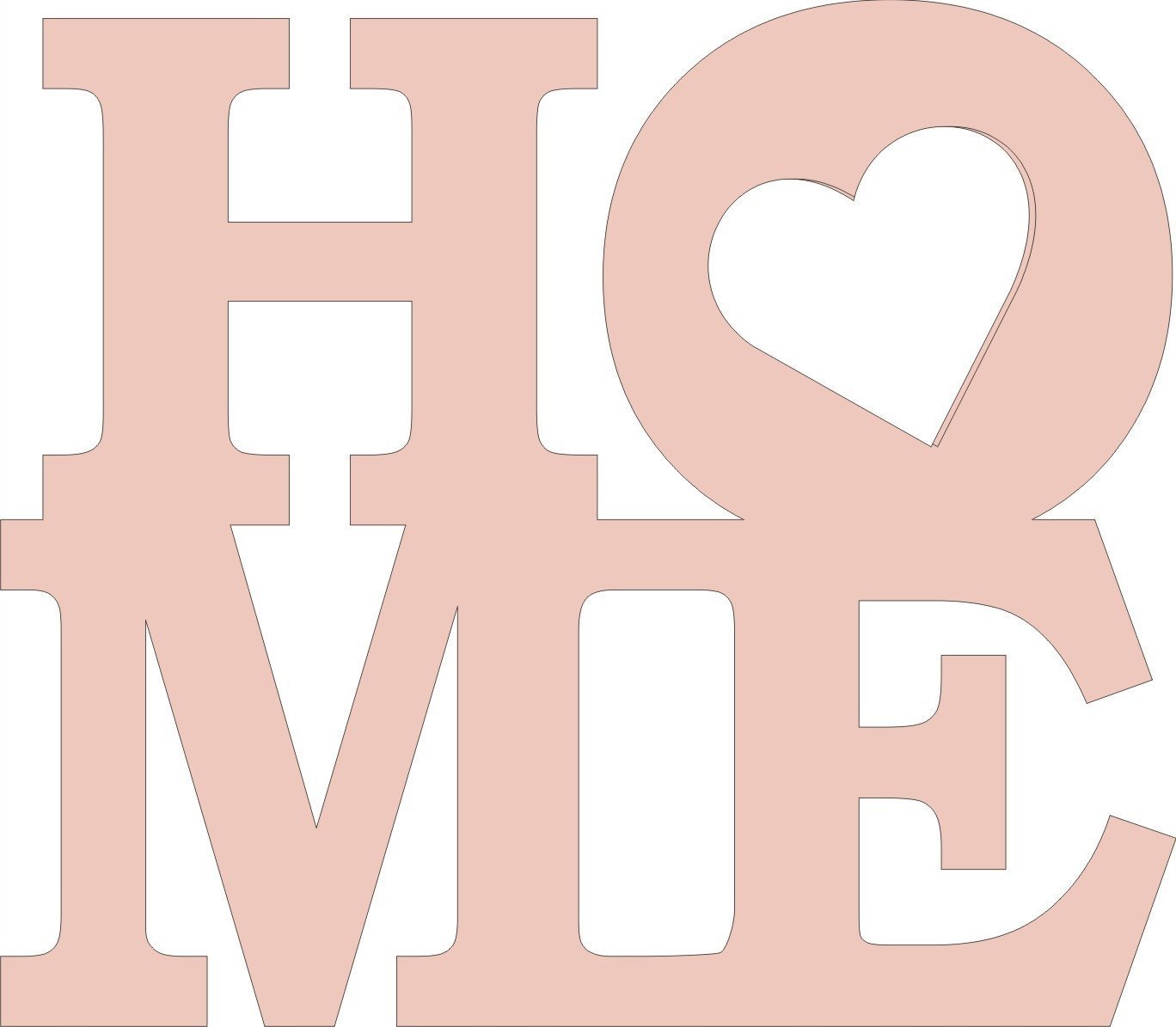 details ozdoby na sciane 3d Napis home dekoracja, ozdoba