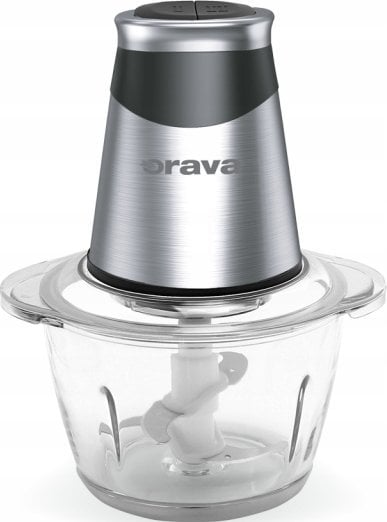 Orava SE-302 sekáček pro sekání ovoce, zeleniny, masa, 400-500 W, 80 dB, 2 rychlosti, 1.2 l, nerezový sekací nůž