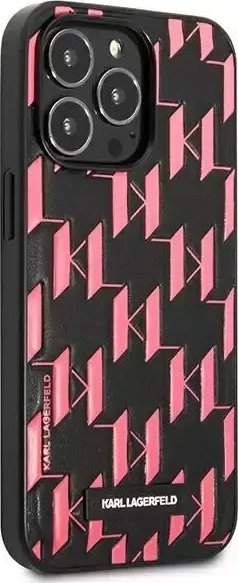 Karl Lagerfeld KLHCP13XMNMP1P iPhone 13 Pro Max 6,7" hardcase różowy/pink Monogram Plaque