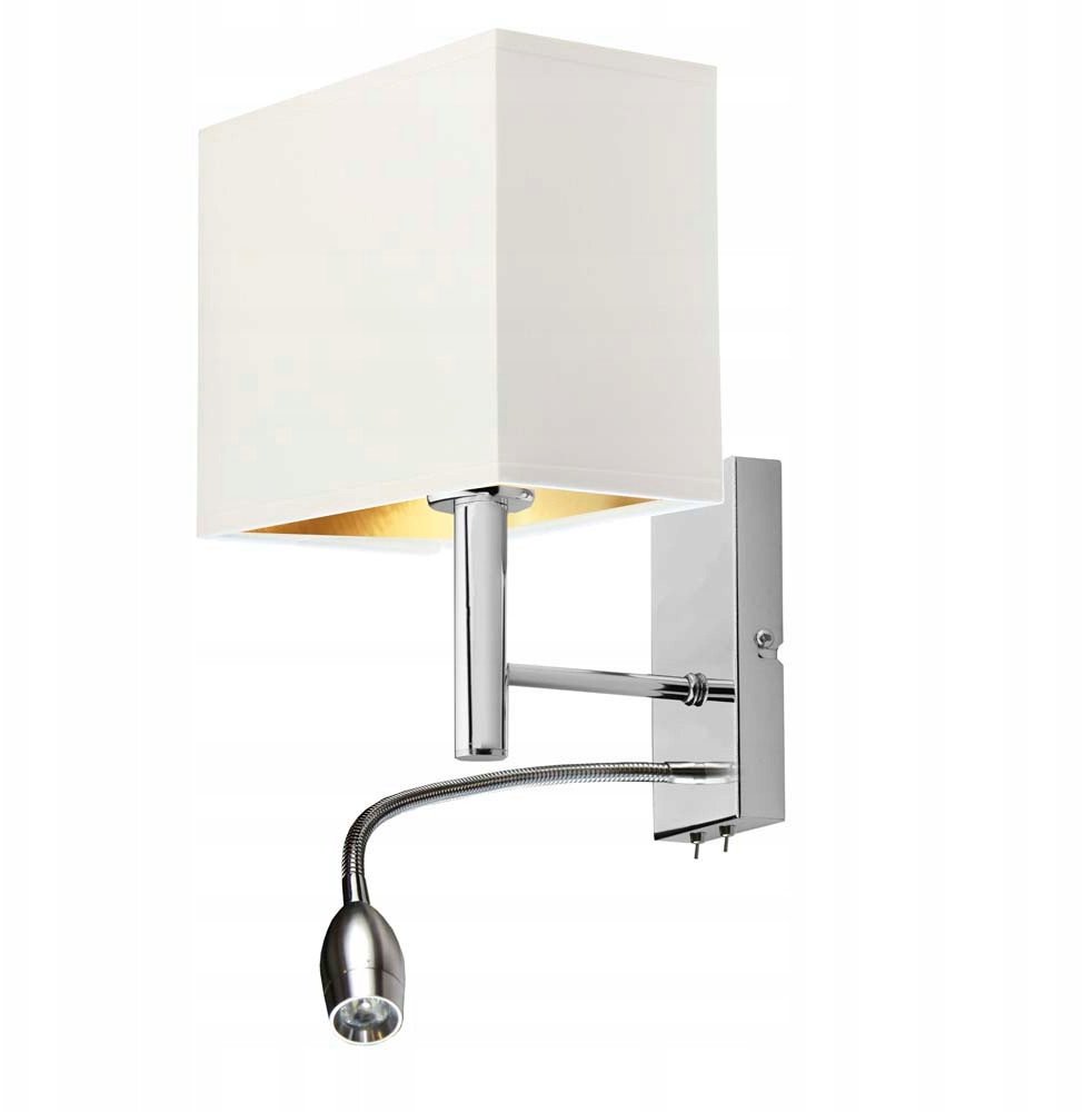 Kinkiet ZIBO GOLD do sypialni nad łóżko