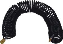 Wąż pneum.15m,6x8,10b,szybkozł.czarny SPIRALNY