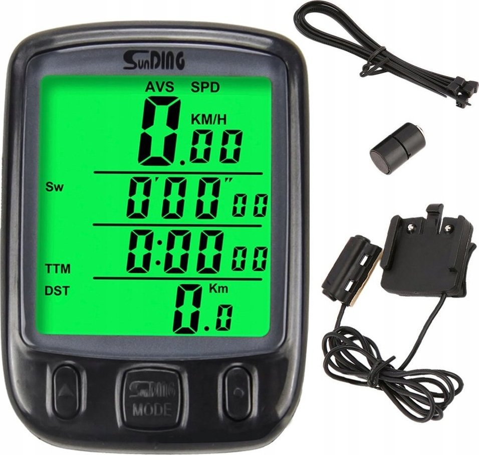Verk LICZNIK ROWEROWY WODOODPORNY LCD PRĘDKOŚCIOMIERZ