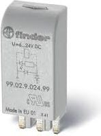 Finder Moduł sygnalizacyjny LED zielony 6-24V AC/DC (99.02.0.024.59)
