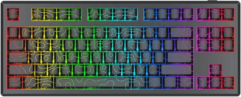 Klawiatura Redragon K737 Uranus Pro Silky Frost Linear Switch (K737B-RGB-PRO)