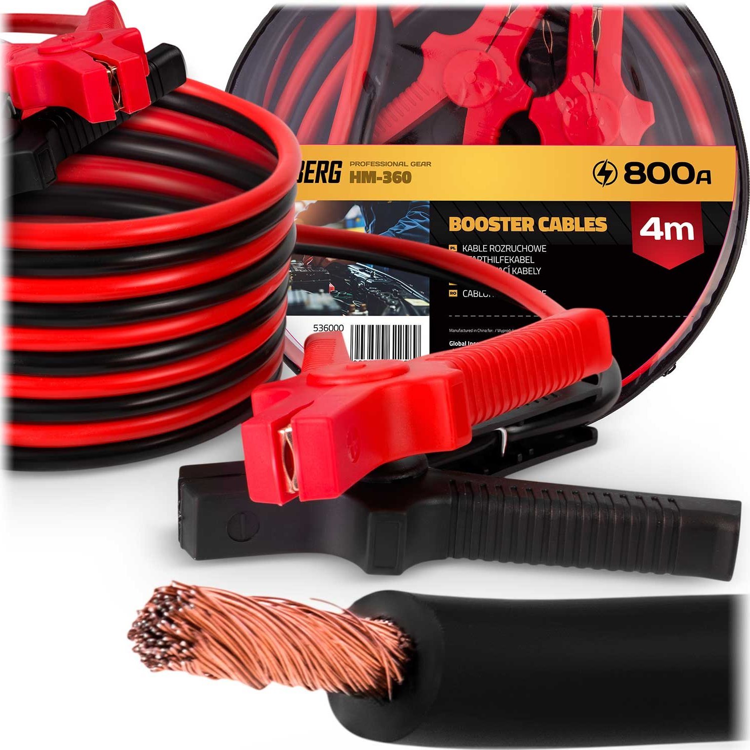 Humberg Kable rozruchowe 4m 800A HM-360 Humberg