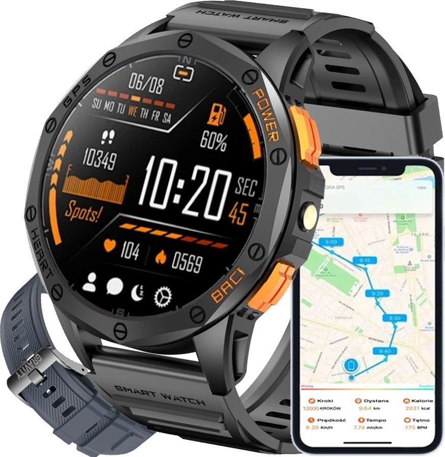 Zegarek męski SMARTWATCH GRAVITY GT24-1 PROF