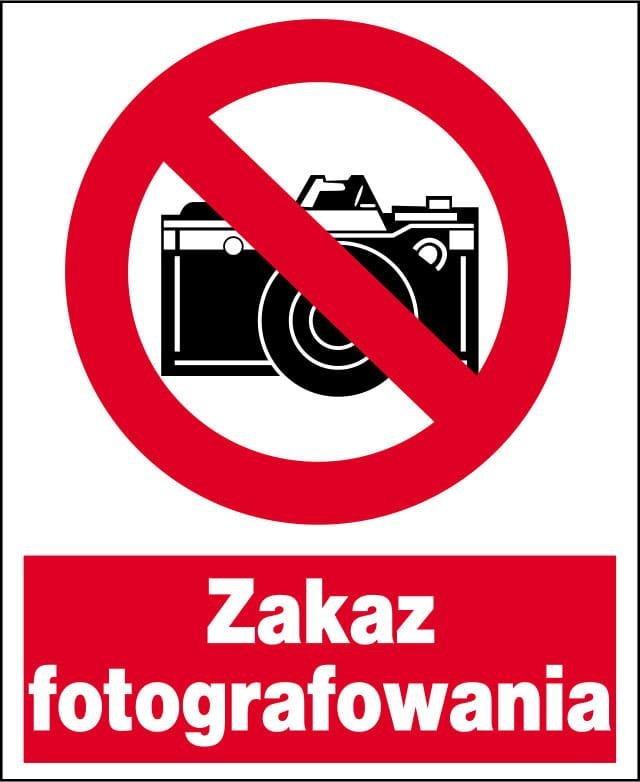 Mój dom Zzo-11_Znak Zakazu Bhp Zakaz Fotografowania