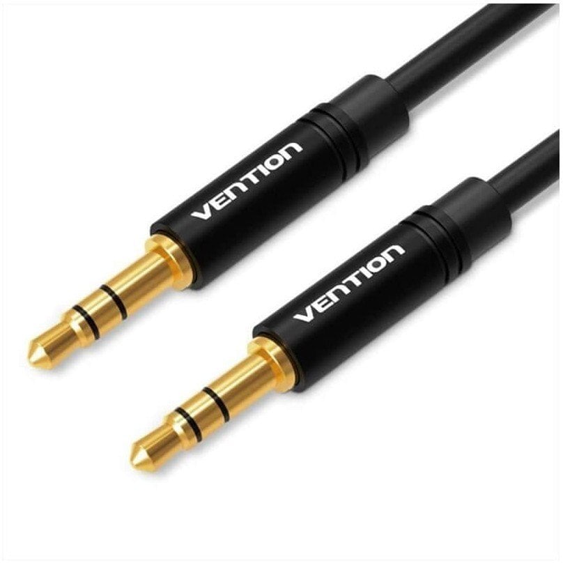 Kabel Vention Jack 3.5mm - Jack 3.5mm 1 m czarny (BAKBF)
