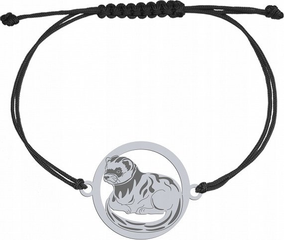 Radziszewska Jewellery Srebrna Bransoletka z FRETKĄ GRAWER DEDYKACJA