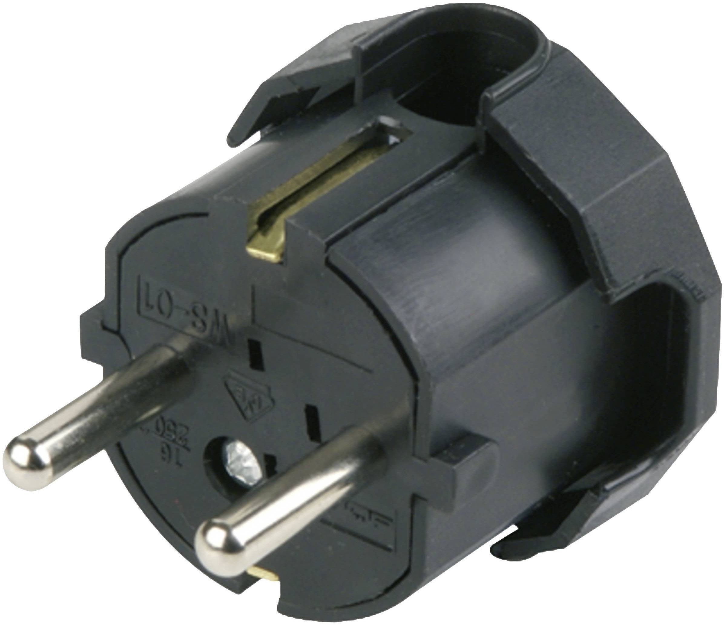 PLUG N_L ANGLED PROTECTEDBLACK 17839