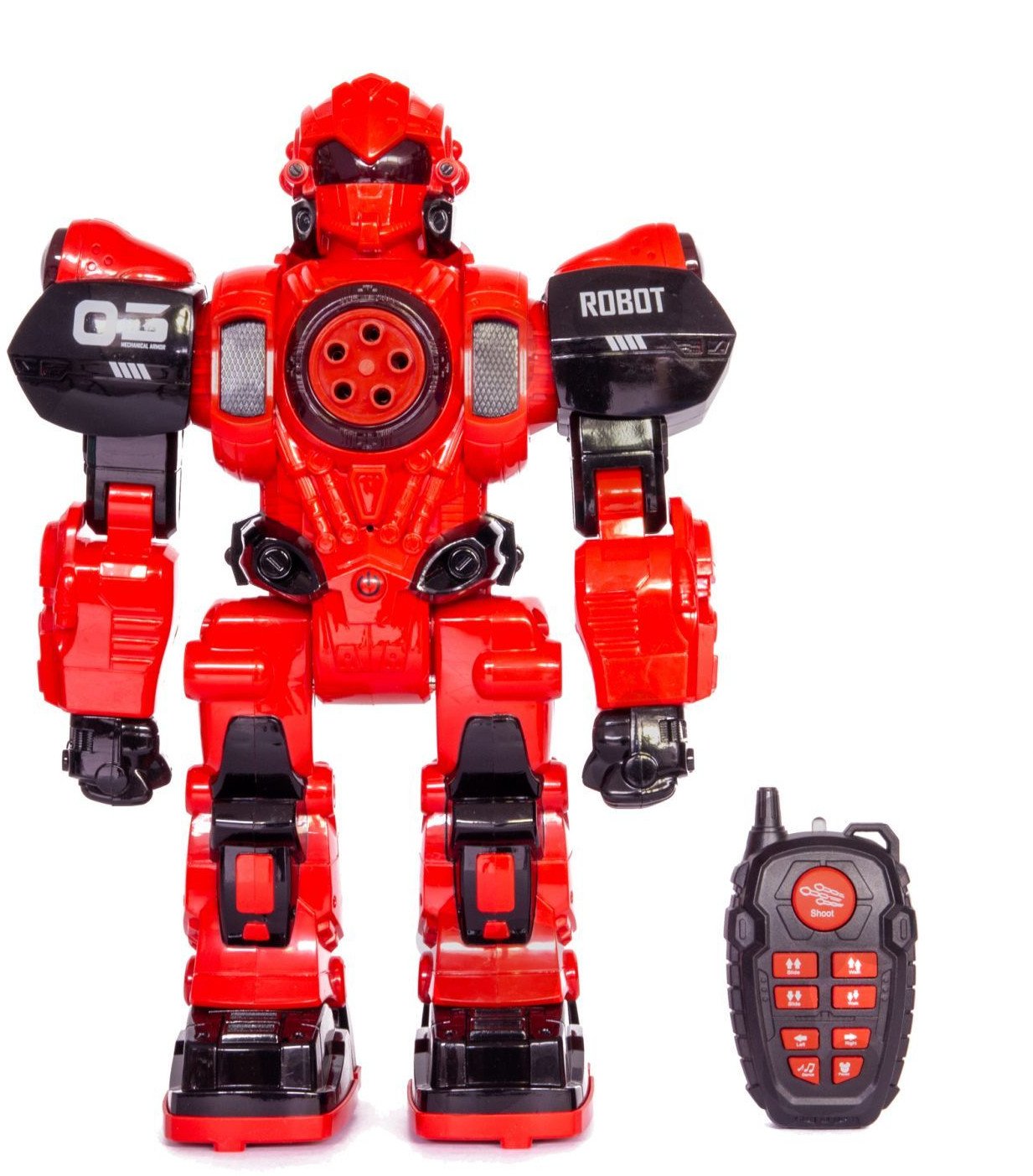 ROBOT WIELOFUNKCYJNY STEROWANY PILOTEM - FUNKCJE DŹWIĘKOWE, RUCHOWE I ŚWIETLNE