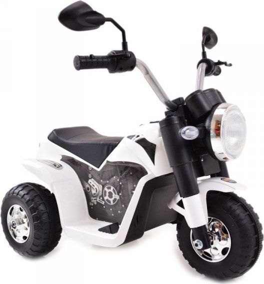 Super-Toys MOTOR CHOPPER - PIERWSZY MOTOREK DLA DZIECKA, MIĘKKIE SIEDZENIE/JC916