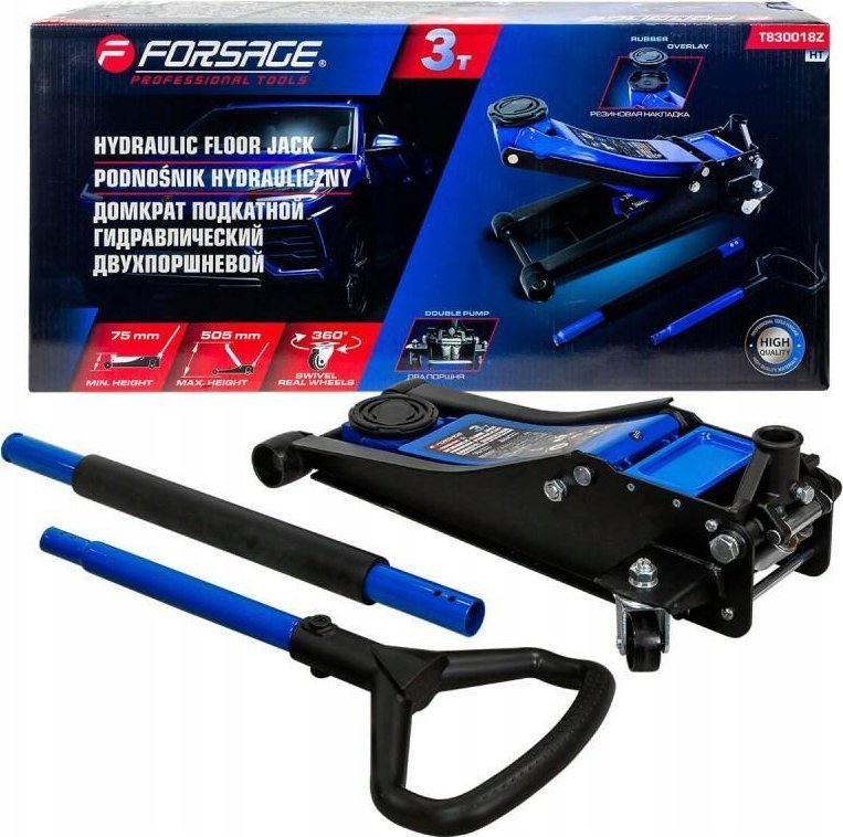 Forsage Podnośnik hydrauliczny 3t (F-T830018ZHT)