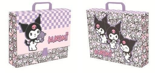 Teczka z rączką A4 XL Kuromi pink