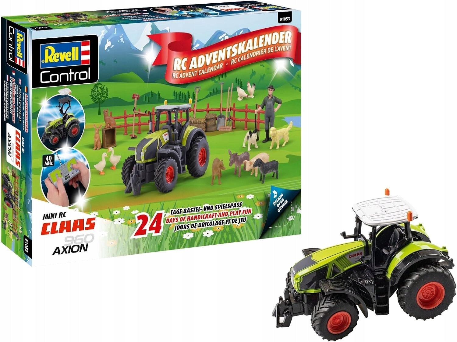 Kalendarz adwentowy RC Claas Axion Tractor 40MHz