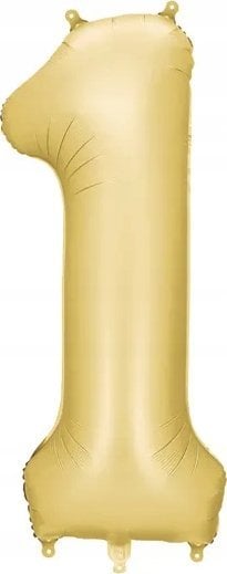 Balon fol.Cyfra 1 86cm złoty 82809