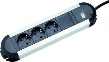 Listwa zasilająca Bachmann 3x 3 gniazda 1.75 m czarna