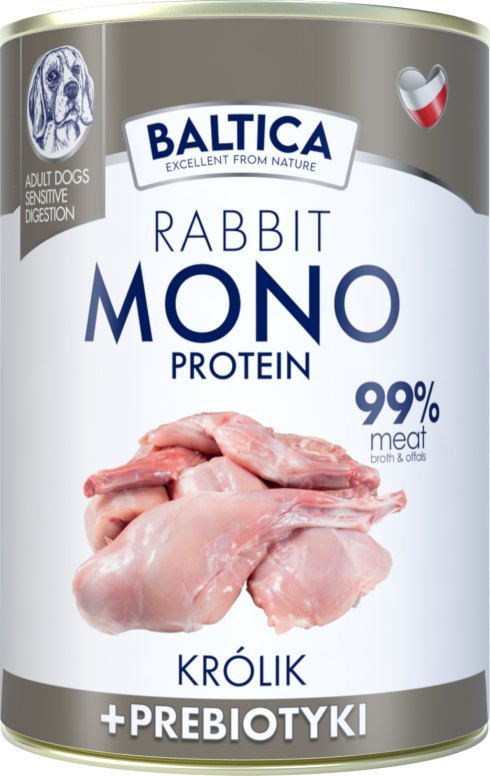 Baltica Rabbit 400g - Karma monoproteinowa z królikiem - Baltica