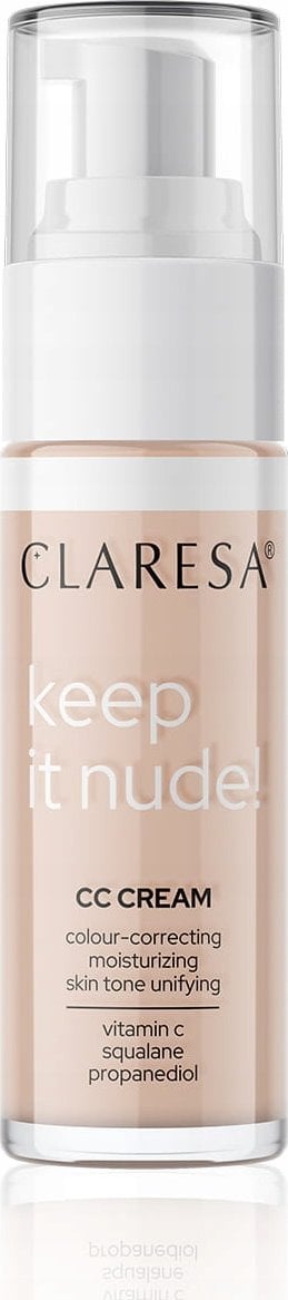 Claresa CLARESA_Keep In Nude CC Cream krem wyrównujący koloryt cery 103 Cool Medium 33g