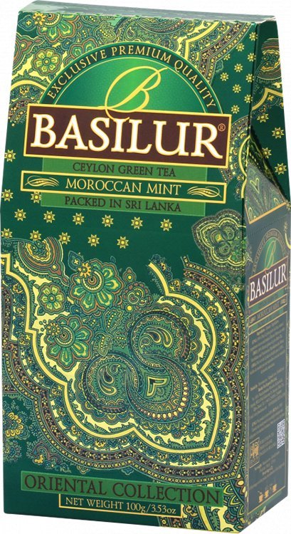 Basilur Herbata zielona liściasta MIĘTOWA Basilur 100g