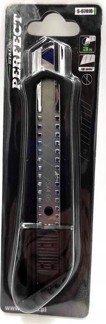Stalco NÓŻ Z OSTRZEM ŁAMANYM 18mm "PERFECT