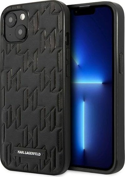 Karl Lagerfeld Etui do iPhone 13 mini 5,4" hardcase czarny/black Monogram Plaque