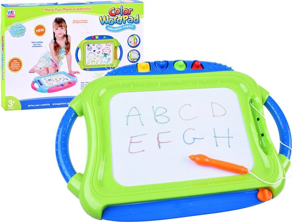 Jokomisiada Tablica kolorowy znikopis + pieczątki TA0089