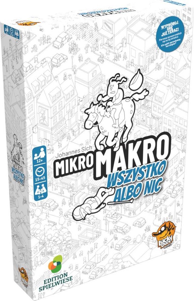 Lucky Duck Games Gra planszowa MikroMakro: Wszystko albo nic