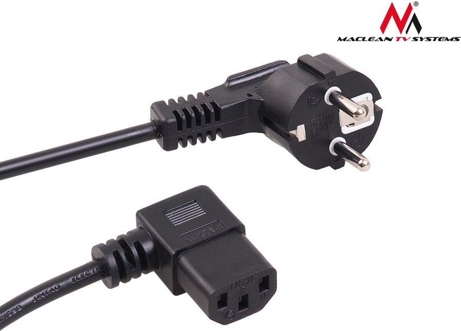 Kabel zasilający Maclean MCTV-804 3-pin 5m wtyk EU